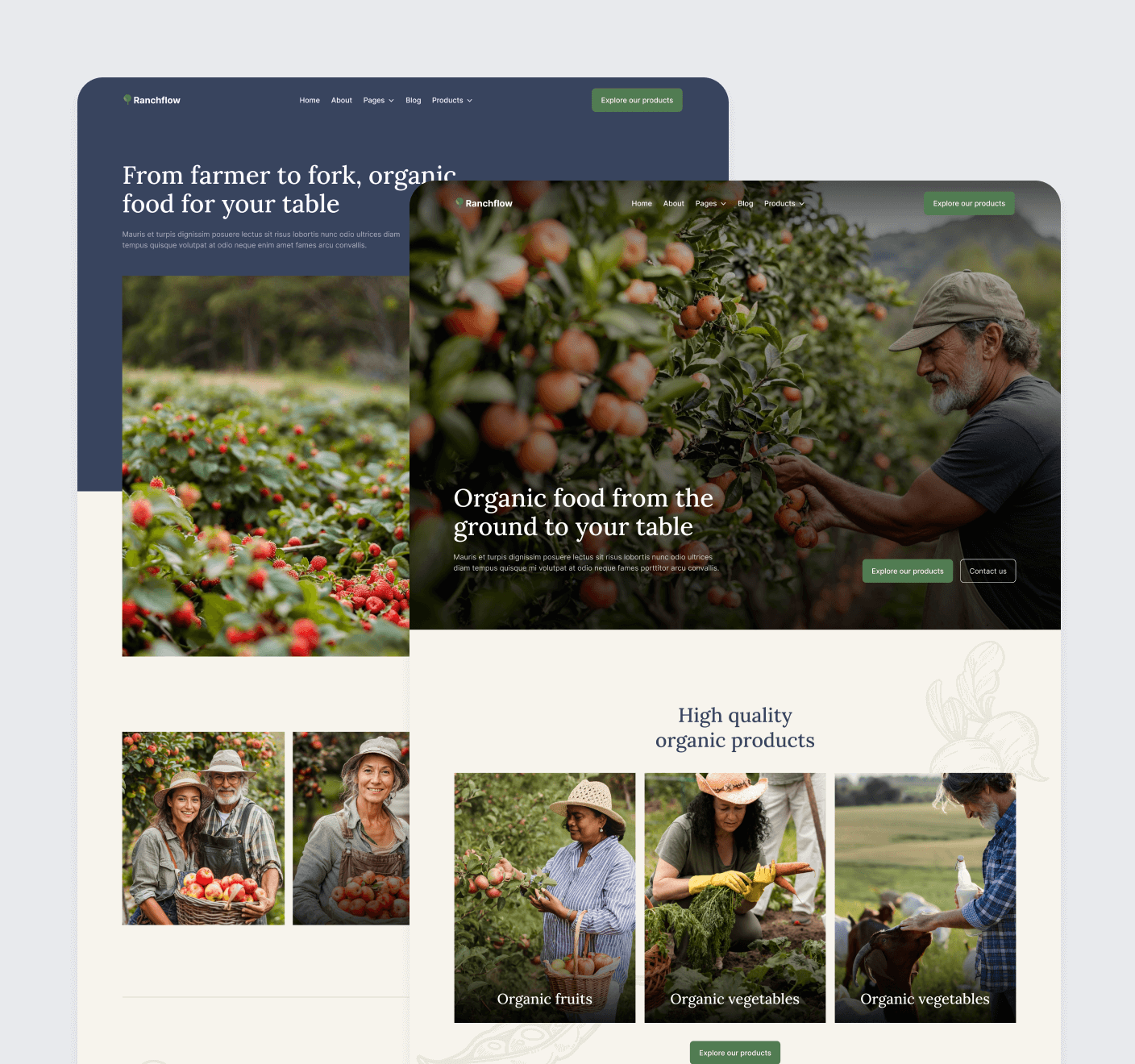 Ranchflow - 20+ Pages Included - Farm Webflow Template