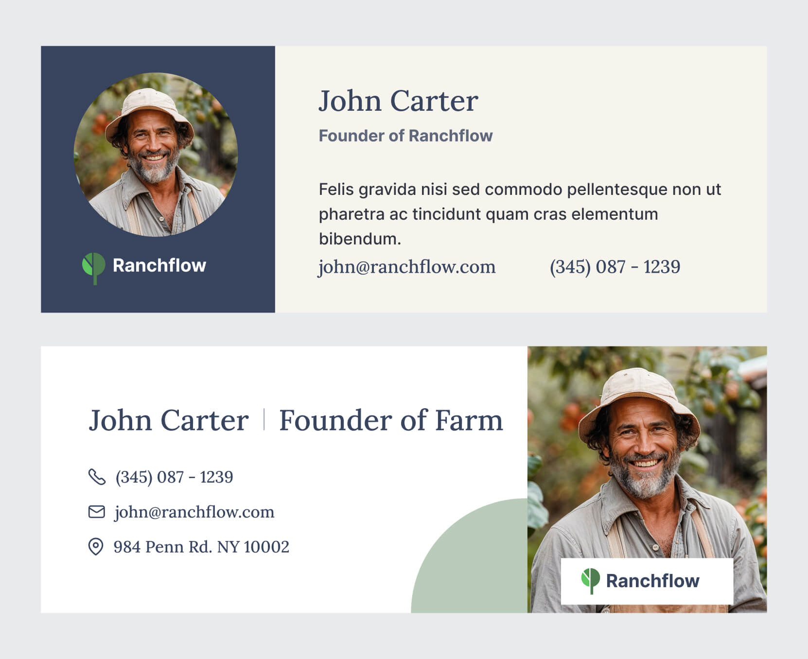 Ranchflow - Social Media Assets Included - Farm Webflow Template